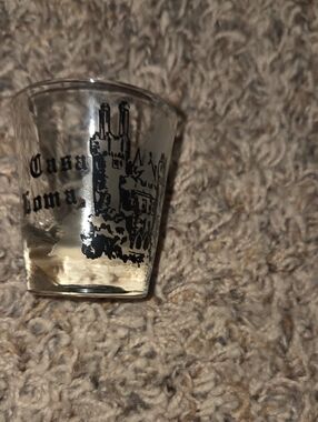 Casa Loma Black Print Shot Glass